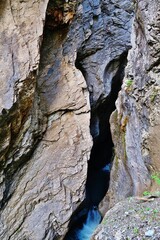 Rosenlaui-Gletscherschlucht, Meiringen, Schweiz