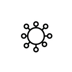 Corona Virus Icon/Covid-19 Icon Templete Illustrator