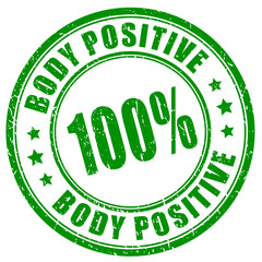 Body positive vector stamp