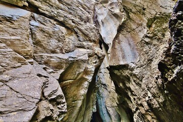 Rosenlaui-Gletscherschlucht, Meiringen, Schweiz