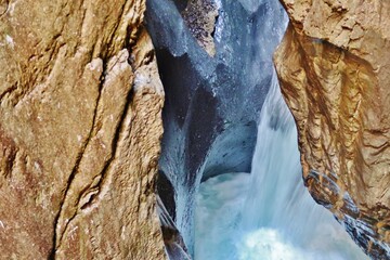 Rosenlaui-Gletscherschlucht, Meiringen, Schweiz