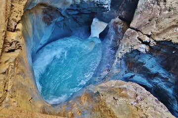 Rosenlaui-Gletscherschlucht, Meiringen, Schweiz