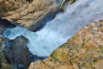 Rosenlaui-Gletscherschlucht, Meiringen, Schweiz