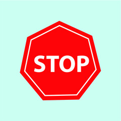 stop road sign