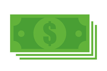 Dollar money cash vector icon. Money payment. Green dollar sign. Vector EPS10.