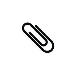 paper clip Icon Vector Logo Template
