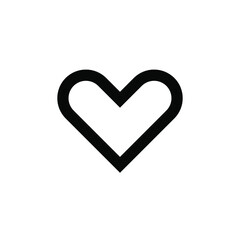 heart icon template illustration logo