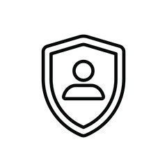 insurance mark icon illustration template