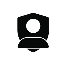 insurance mark icon illustration template