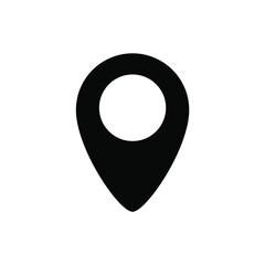 map pin marker Icon Vector Logo Template 