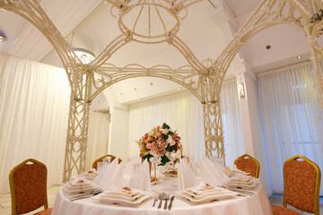 Luxury wedding table