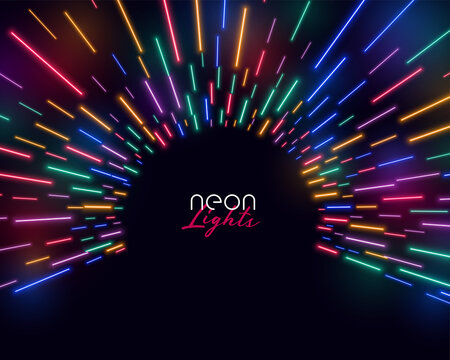 Colorful on sale neon lights