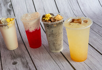 Sweet Drinks and Fresh Fruit Juice