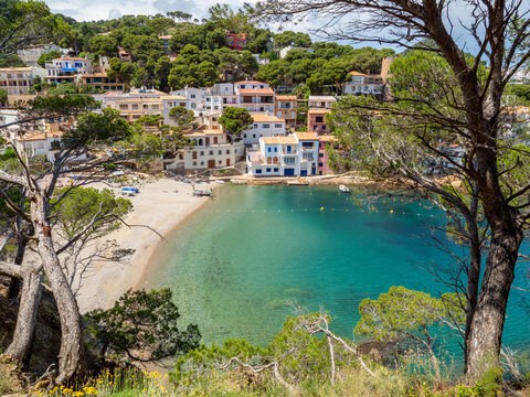 view of Sa Tuna beach in Begur - Costa Brava - Girona - Spain