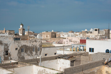 roofs of old houses in a Moroccan village