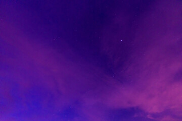 Obraz premium kolorowe nocne niebo z gwiazdami