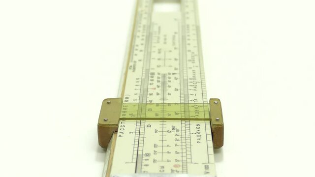 Make calculations on a logarithmic ruler.