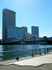 Fototapeta na wymiar 東京都中央区築地の風景