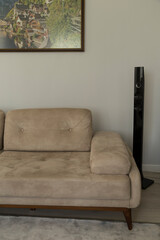 Image of modern furniture inside the house.
