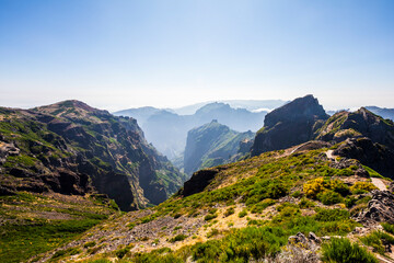 Fototapeta na wymiar Pico do Arierio, Madeira, Portugal, Europe