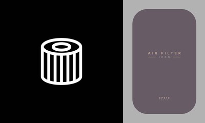 Air filter Vector Icon