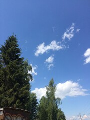 Obraz premium Небо голубое