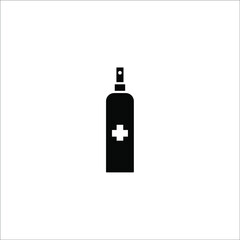 Hand Sanitizer icon. bottle medical icon. icon symbol vector eps10. white background isolated.
