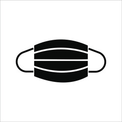 Naklejka premium Mouth guard, Mask, Medicine Vector Icon Illustration