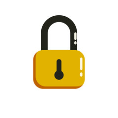 Locker icon, vector padlock symbol. Key lock illustration privacy and password icon. Safety and security protection with locked secure mechanism locking system illustration isolated on background