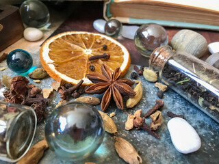 set of spices