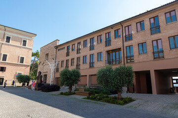 square of the republic of the country of spello