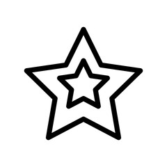 Obraz premium star icon vector design template in white background