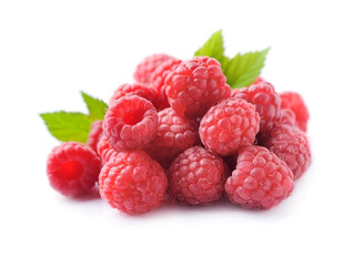 Fresh raspberry closeup