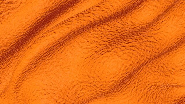 Abstract waves of orange peel. Background Canvas with texture of the skin of an orange in motion. 
