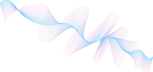 Vector ribbon that has smooth transitions