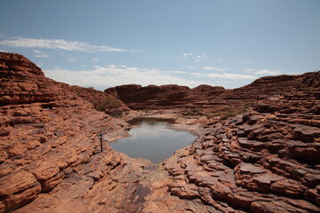 Fototapeta na wymiar Landscape of kings canyon in outback central Australia