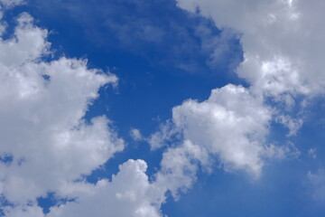 blue sky with clouds