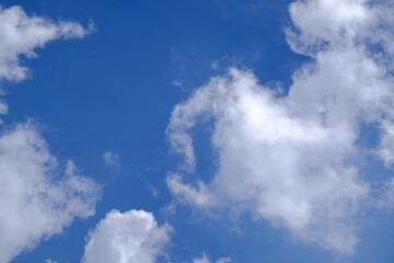 blue sky with clouds