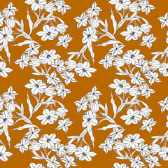 seamless flower pattern, floral print.