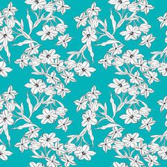 seamless flower pattern, floral print.