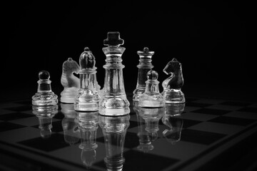 20th of july International chess day background.