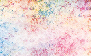 Polygon Wallpaper Pink