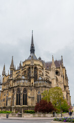 Fototapeta na wymiar Reims, France, Notre-Dame de Reims Cathedral view