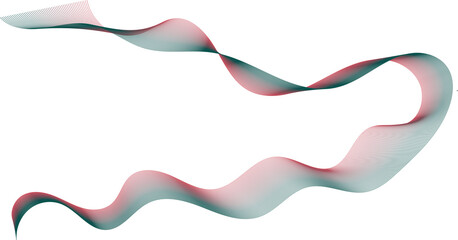 
Vector ribbon that has smooth transitions.