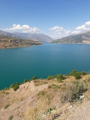 lake in the mountains of crete