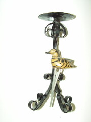 candlestick on a white background