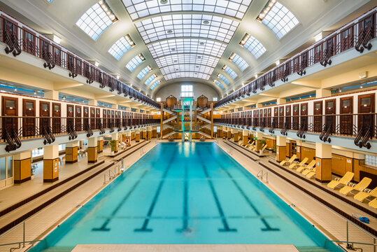 Vienna, Austria: Amalienbad  beautiful vintage swimmingpool interior