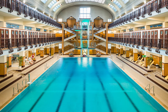 Vienna, Austria: Amalienbad  beautiful vintage swimmingpool interior