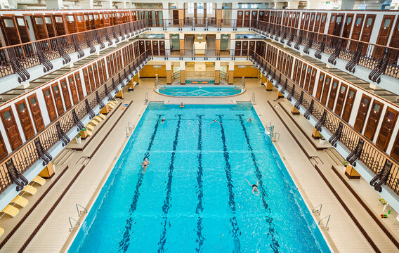 Vienna, Austria: Amalienbad  beautiful vintage swimmingpool interior