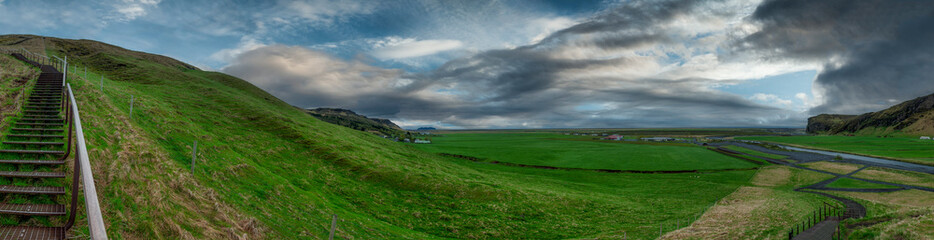Obraz premium Skogafoss waterfall in southern Iceland near the town of Skogar. Iceland